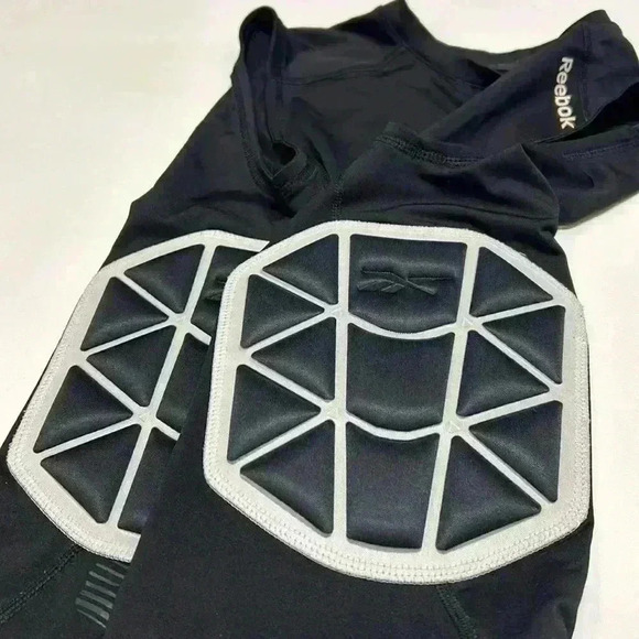 Reebok Men's Compression Padded Tank Top Football Boxing Rugby Athletic Sport - Picture 4 of 7